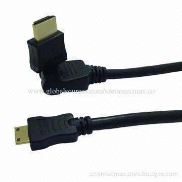 180 Degree Rotating Cable, Supports all Current HDTV Format